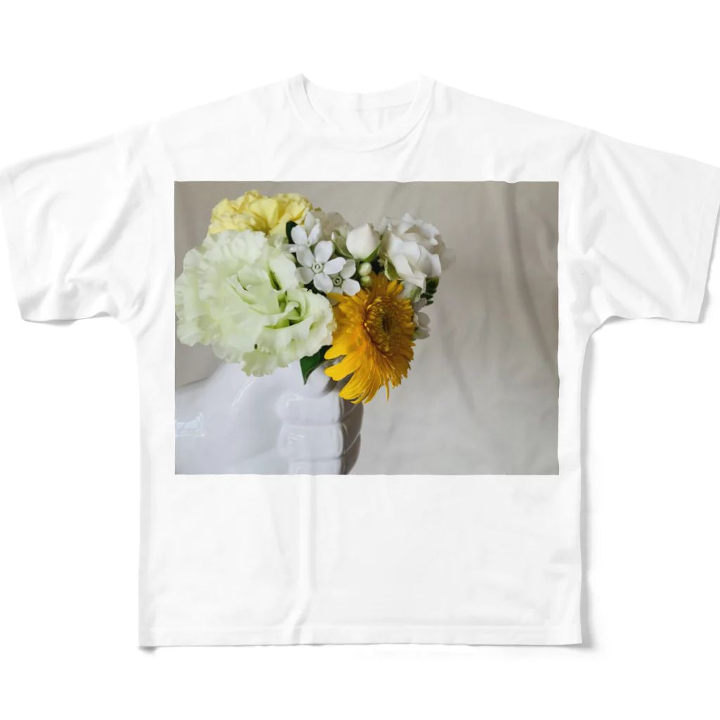 Marnieの片手に花束 All-Over Print T-Shirt