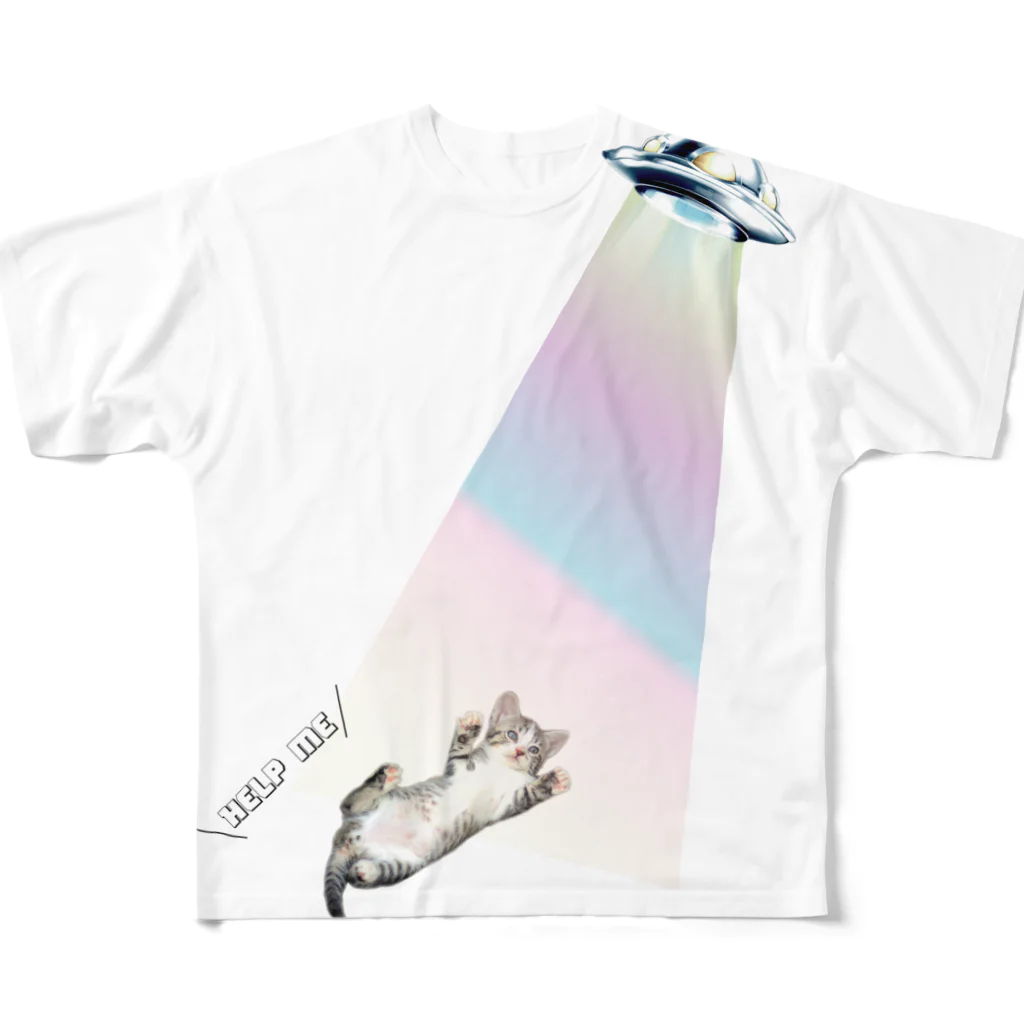 MEOW GALAXYのhelp me All-Over Print T-Shirt