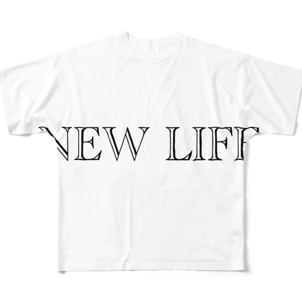 NEW LIFEのNEW LIFE フルグラフィックTシャツ