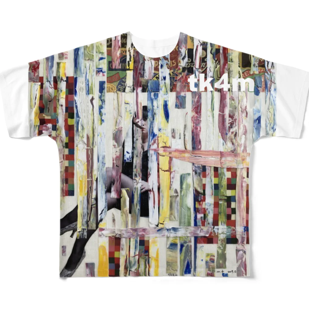 tk4m.exe→ピエエル→TAKEGAMI.LIGHT=Matha.Tkのミニポップス All-Over Print T-Shirt