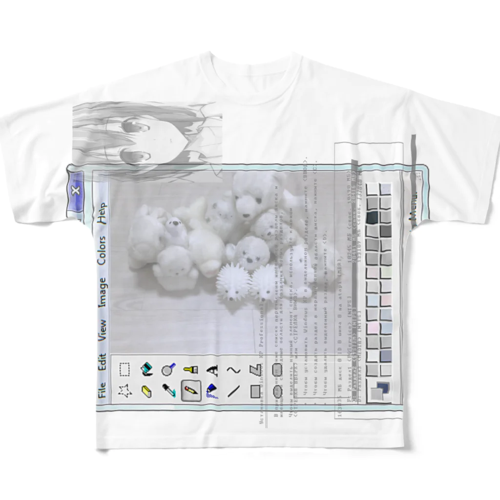 「ごめん々ね 」と言っのｐ別離ｊ／＿.li  All-Over Print T-Shirt