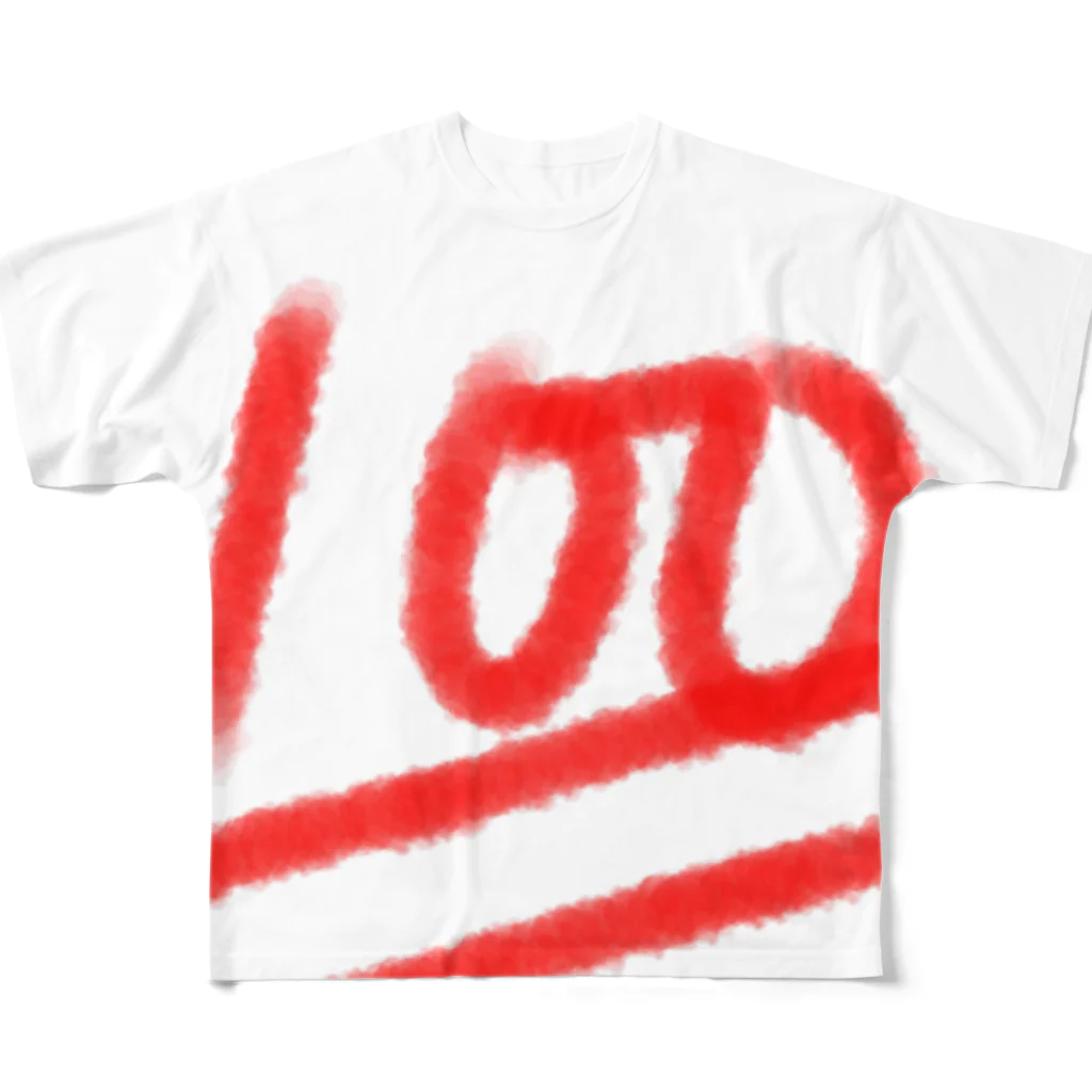 ∬新時代00瀞地∬☆の100点！！ All-Over Print T-Shirt