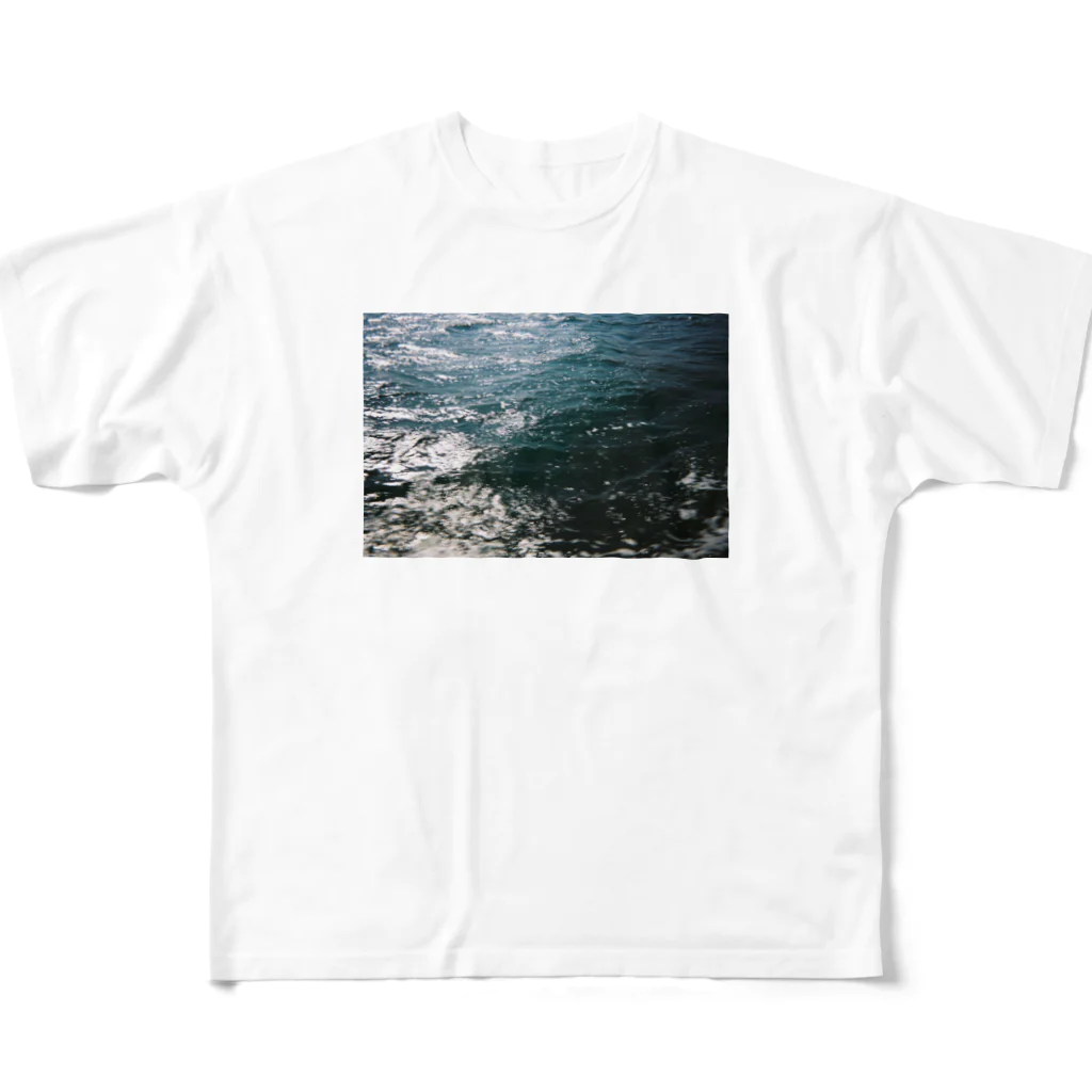 mio___whiteのエモ海 フルグラフィックTシャツ