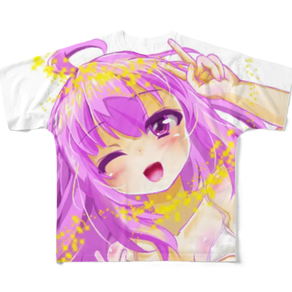 奈穂@の元気いっぱいちっちゃロリようじょ！ All-Over Print T-Shirt