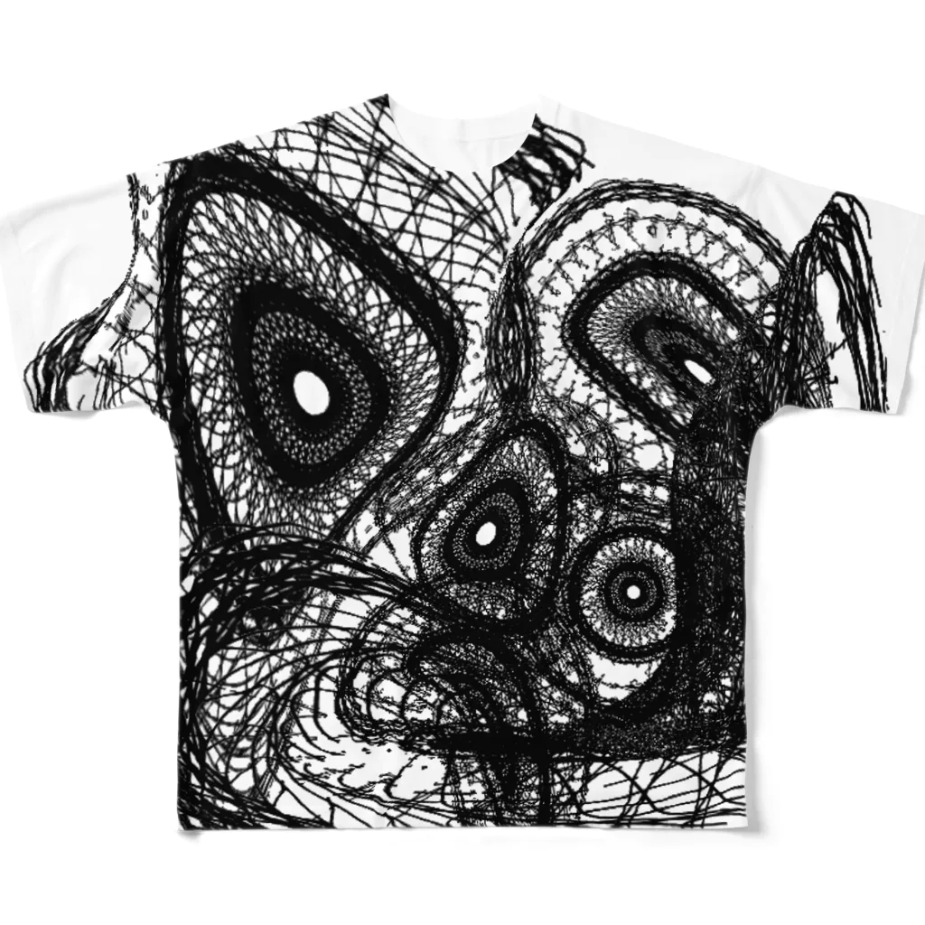 J's69の【SALE】虚像 All-Over Print T-Shirt