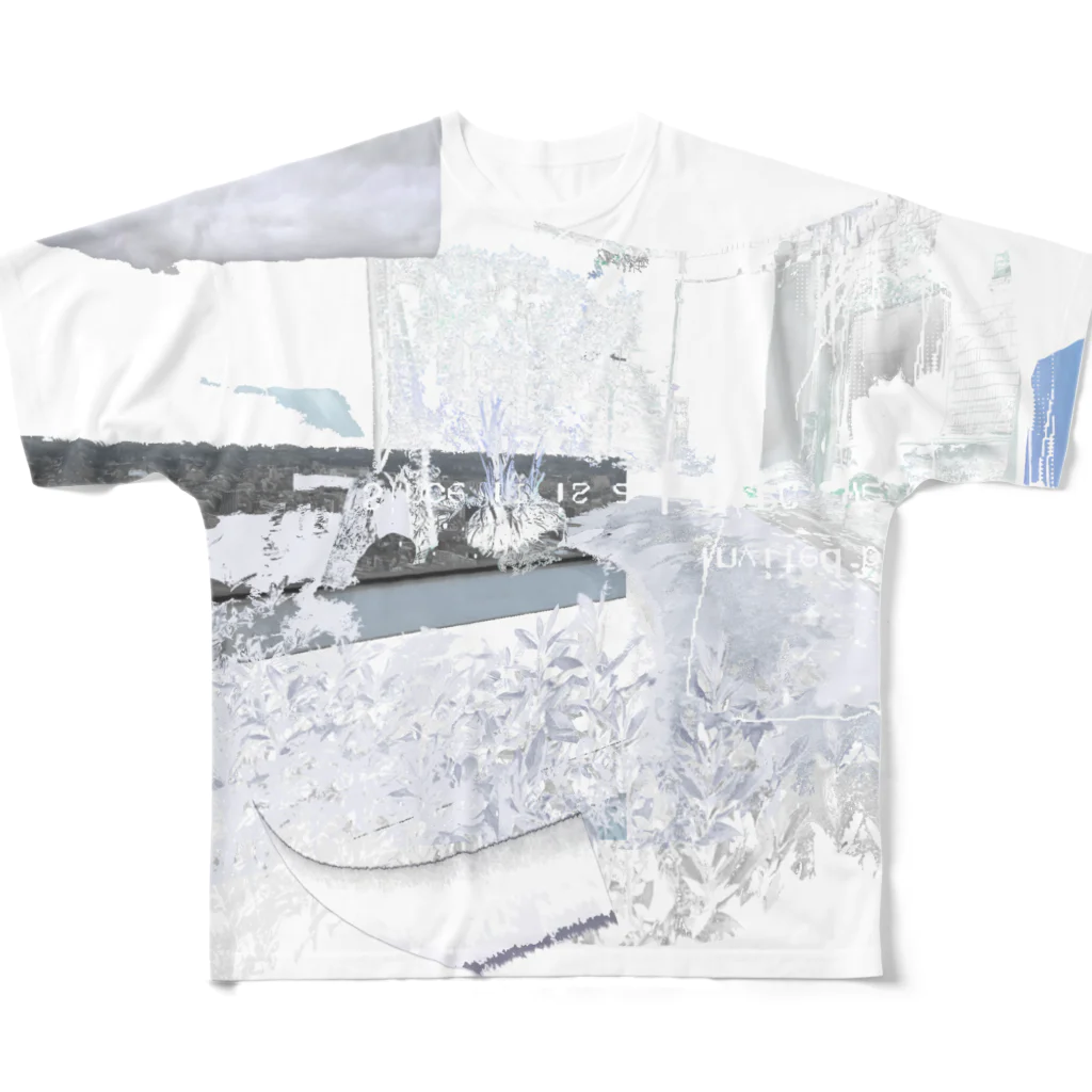 「ごめん々ね 」と言っのsilver interior All-Over Print T-Shirt