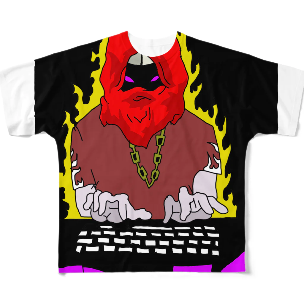 株式会社スガノワークスのhackerboy All-Over Print T-Shirt