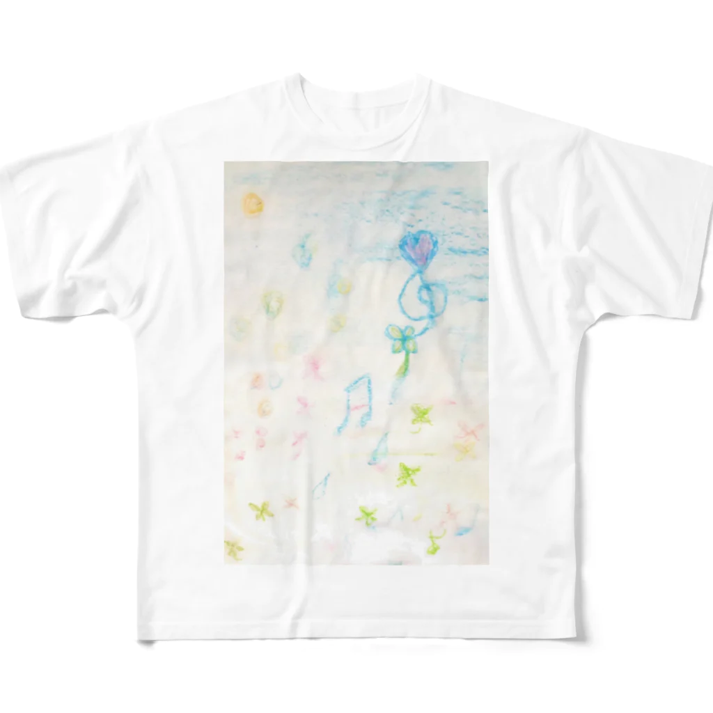 アートショップ molkoraのawairo music All-Over Print T-Shirt