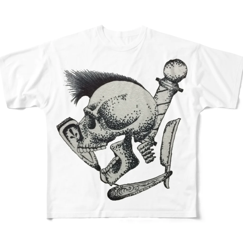 shogo25のバーバー All-Over Print T-Shirt