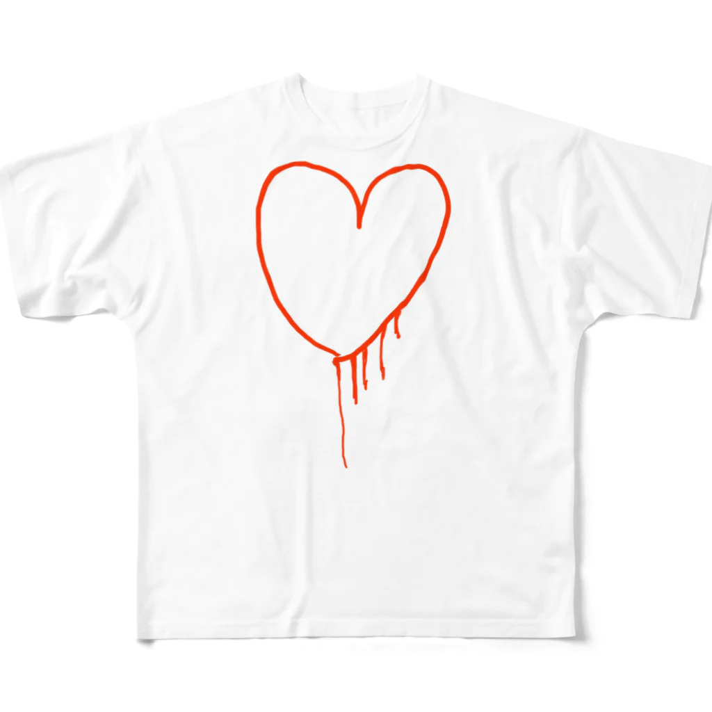 村上裕 daily work 燃料 裸の特異点 素人のmy heart フルグラフィックTシャツ