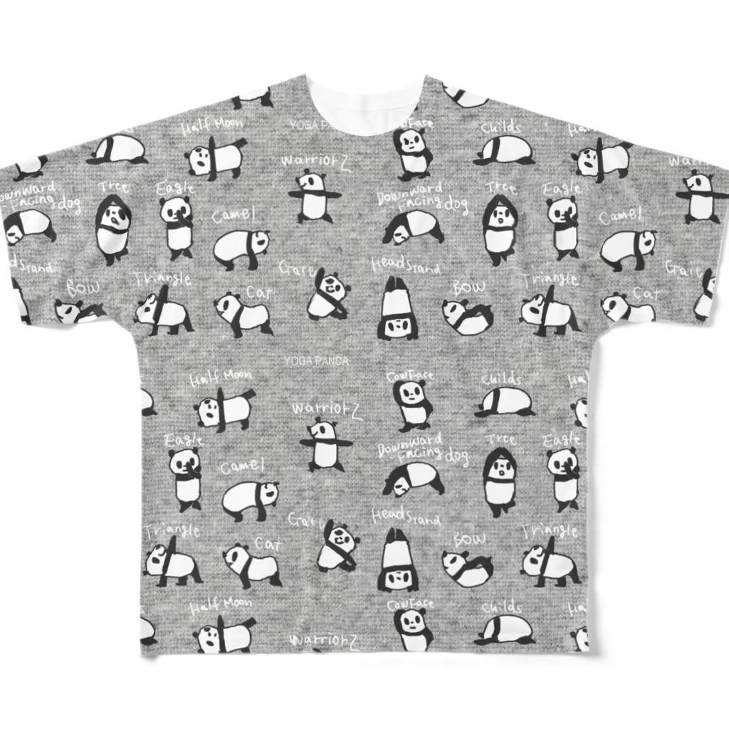 ニーヤ・アキのヨガパンダT All-Over Print T-Shirt