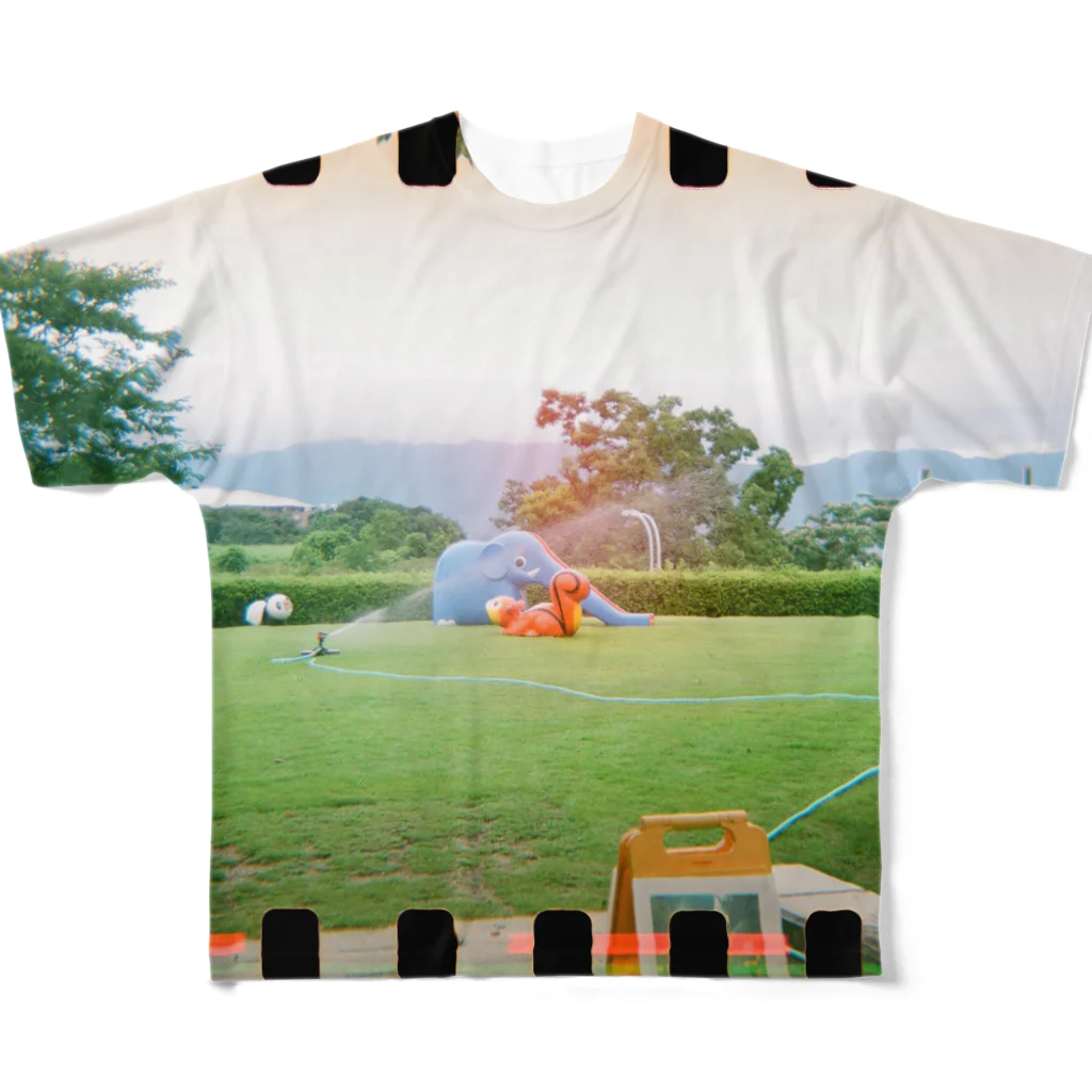 ショップどん底のぞうさん公園 All-Over Print T-Shirt