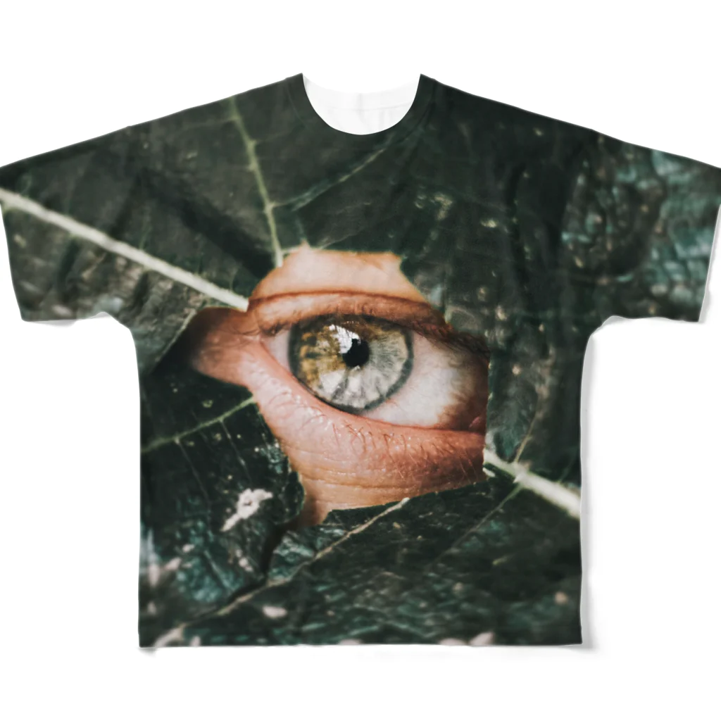 twotoneのeye(leaf) All-Over Print T-Shirt