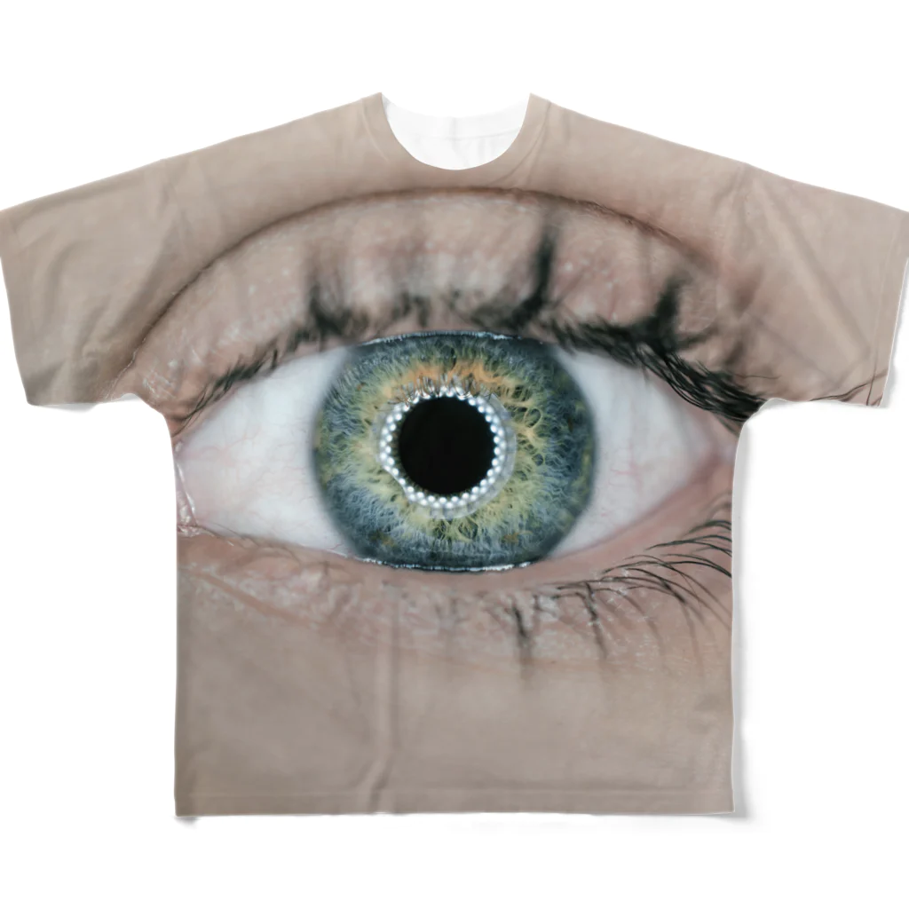 twotoneのeye3 フルグラフィックTシャツ