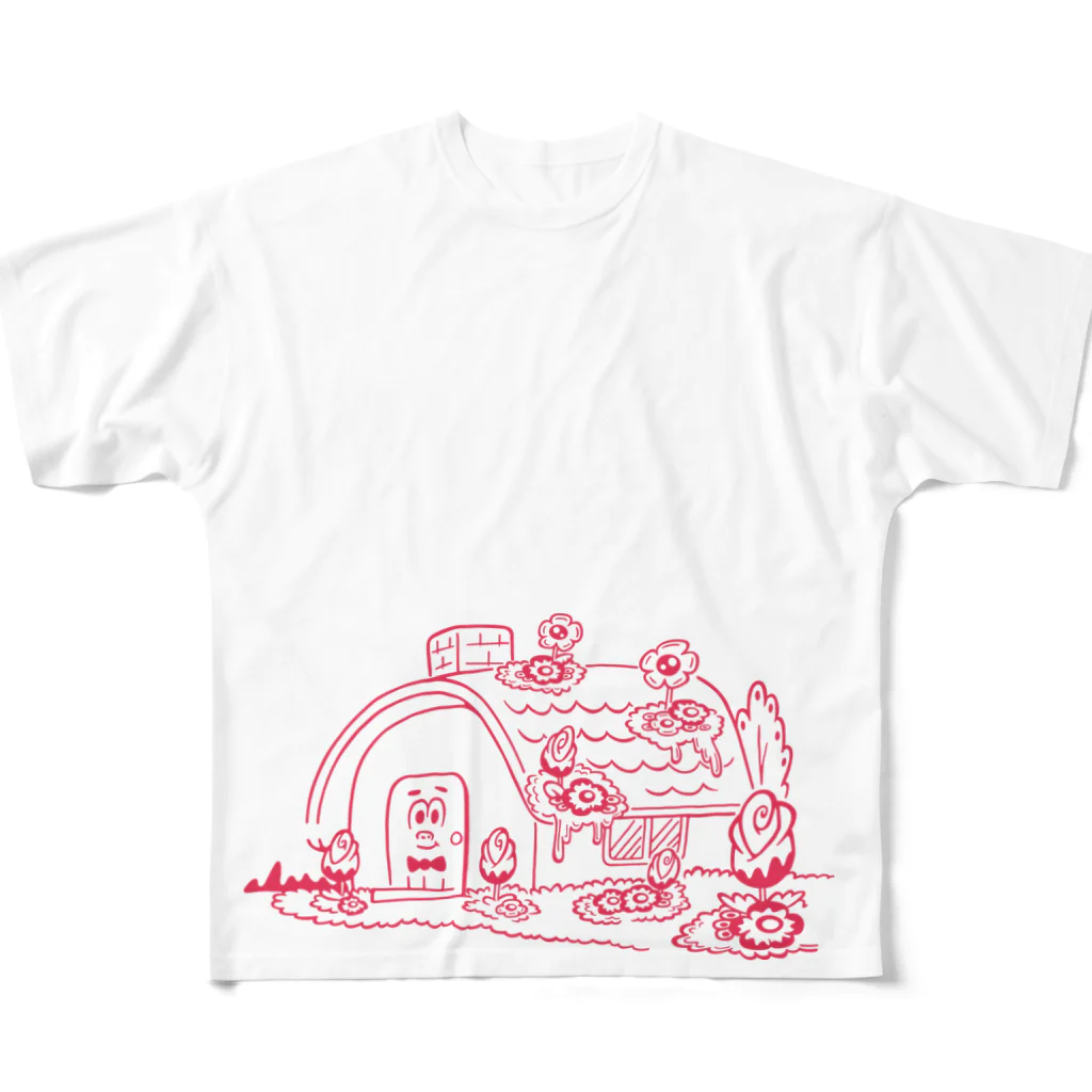 久保誠二郎　オフィシャルグッズのHOUSE フルグラフィックTシャツ