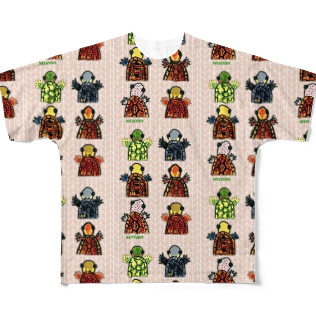 316(MIHIRO)の亀ンズ All-Over Print T-Shirt