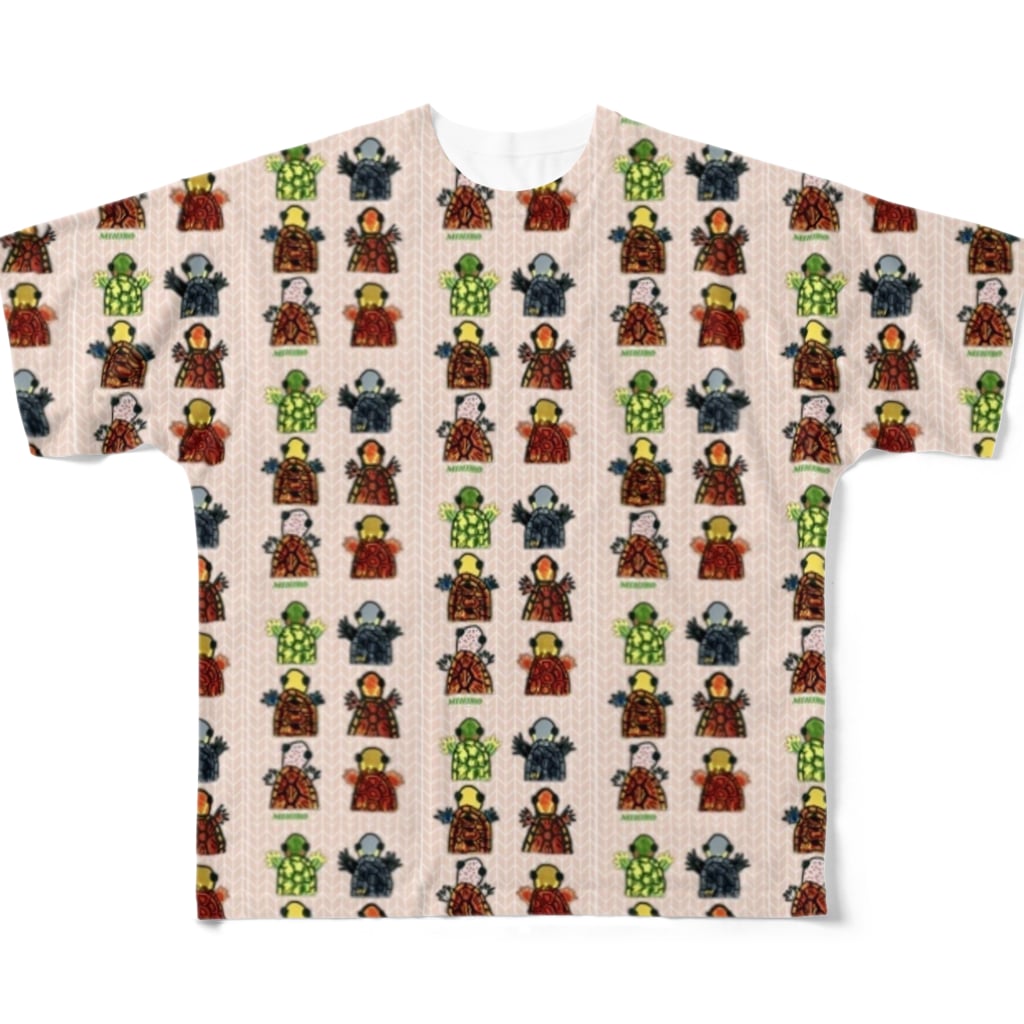 316(MIHIRO)の亀ンズ② All-Over Print T-Shirt