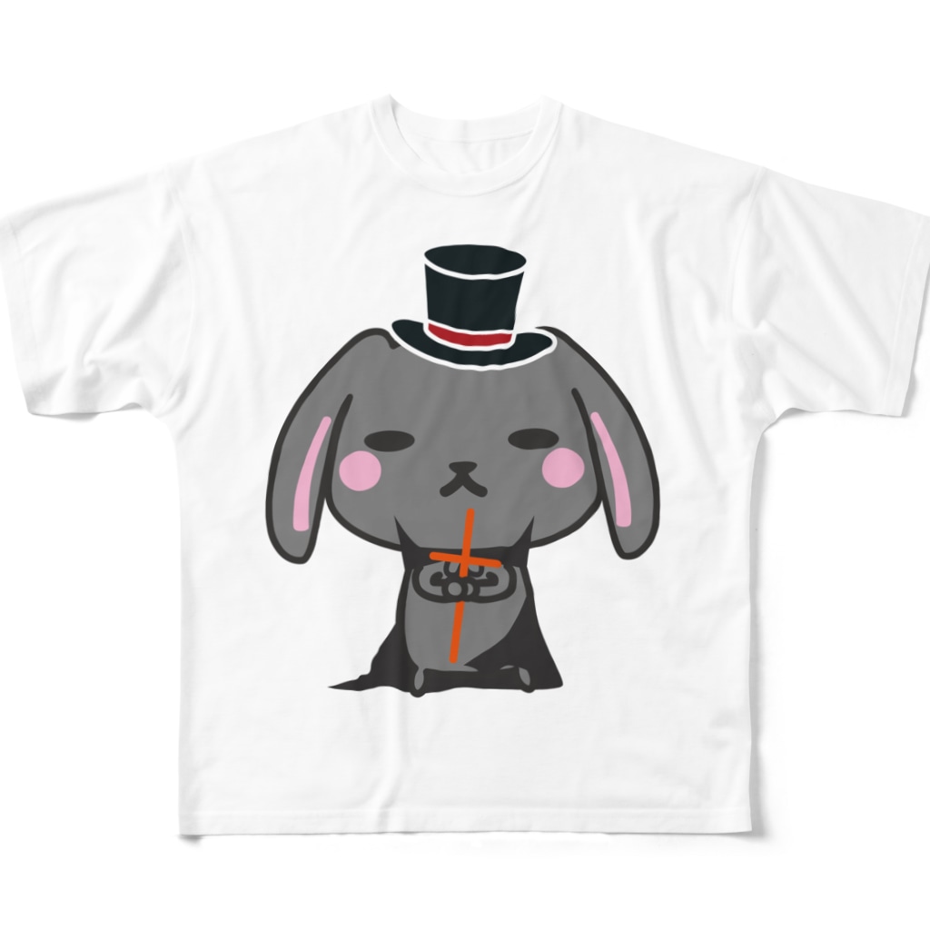 MST@twins lapin うさまろのうさまろハロウィン All-Over Print T-Shirt