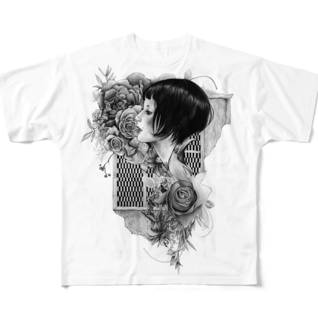 太田裕範のbotanical フルグラフィックTシャツ