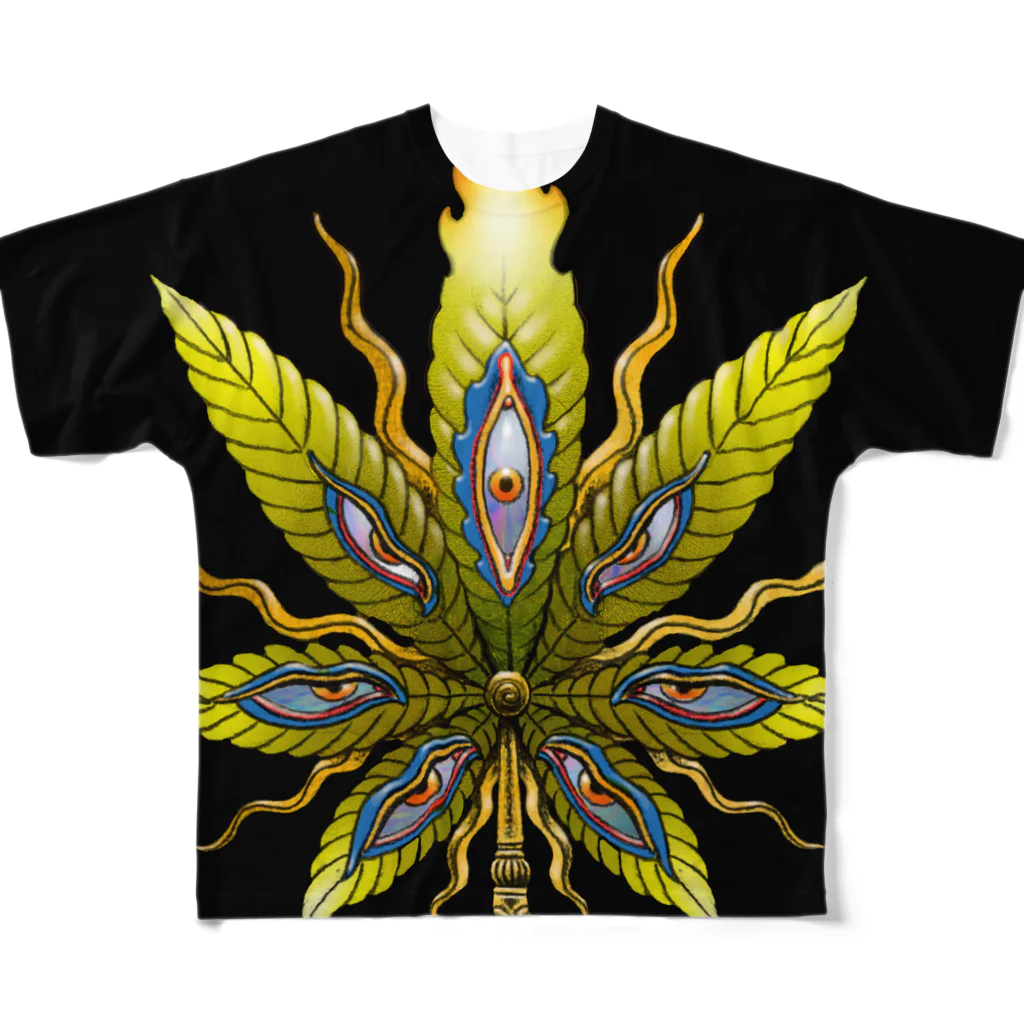 幽玄工房のEREXION hi fire All-Over Print T-Shirt