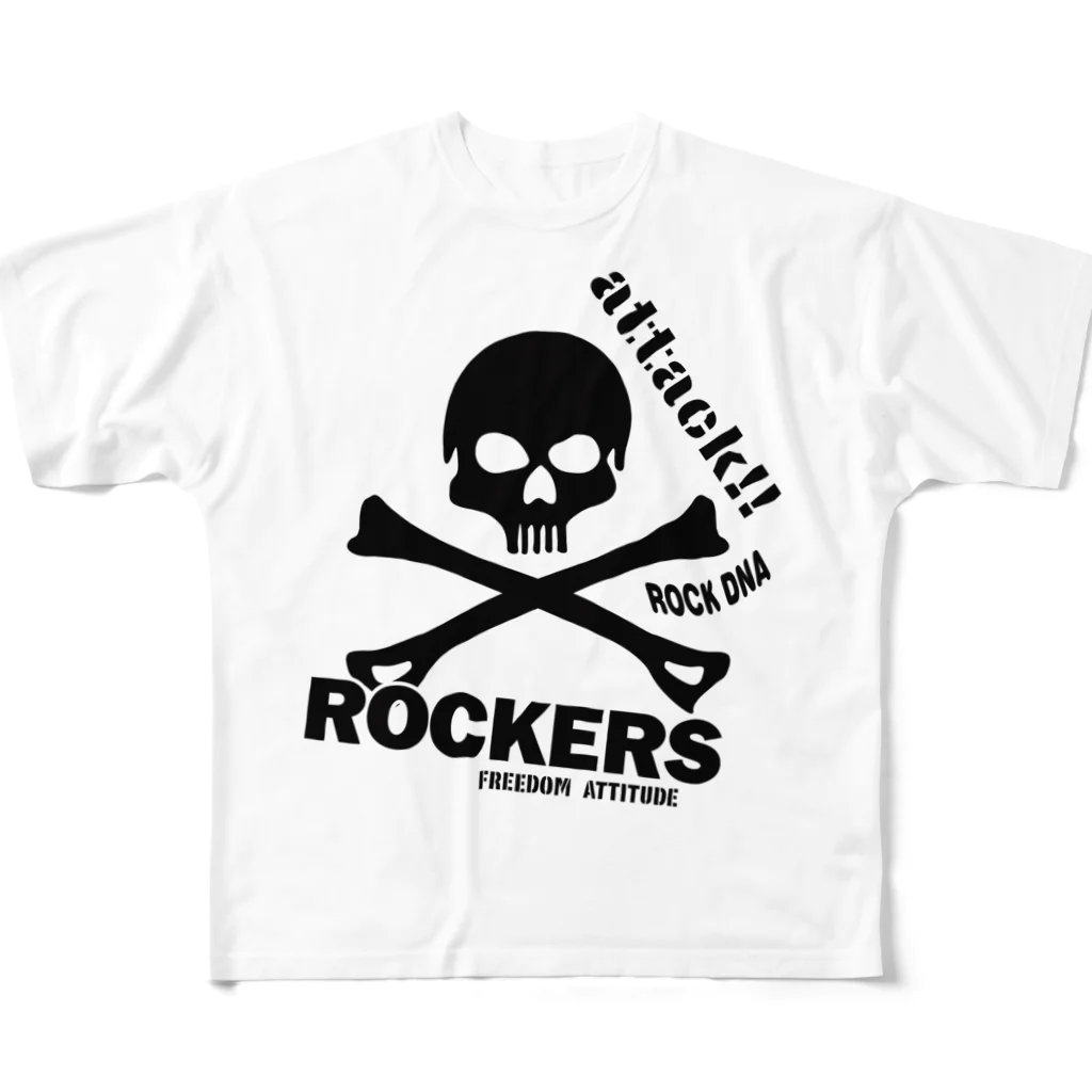 JOKERS FACTORYのROCKERS フルグラフィックTシャツ