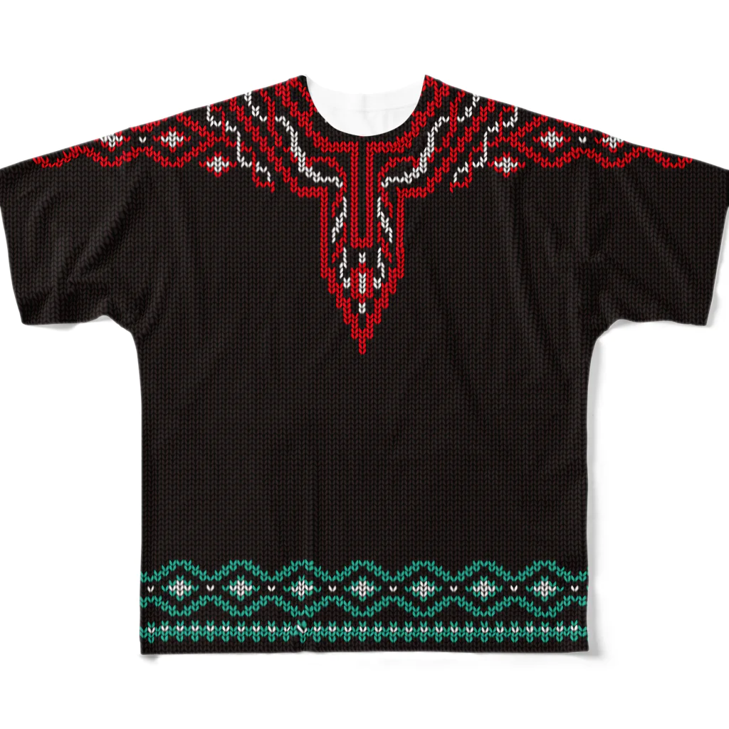 TOBITORA とびとらのCONITA SWEATER / KOMAINU All-Over Print T-Shirt