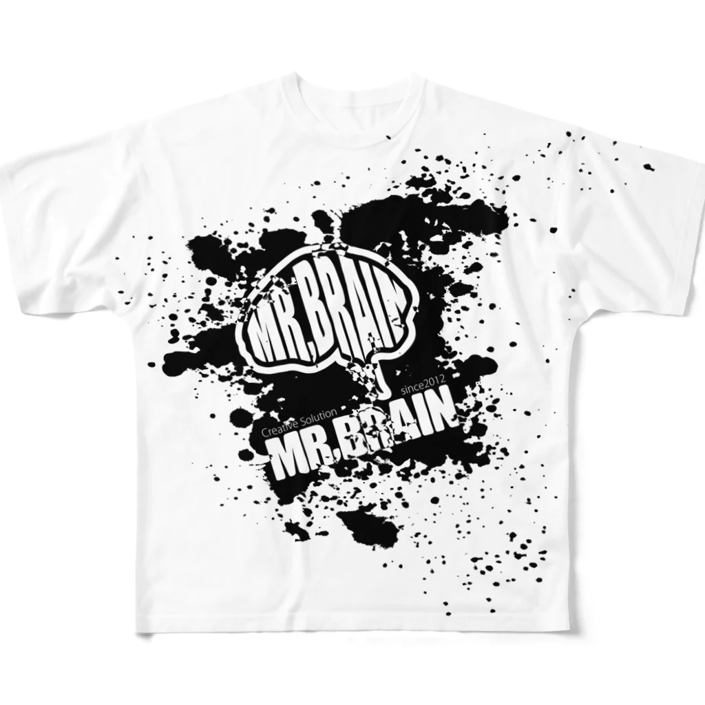 MR,BRAINオフィシャルグッズのロゴT_インク All-Over Print T-Shirt