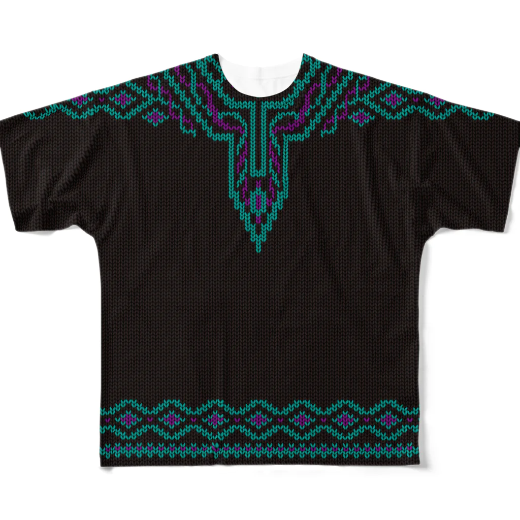 TOBITORA とびとらのCONITA SWEATER / BUTAYAN 2 All-Over Print T-Shirt