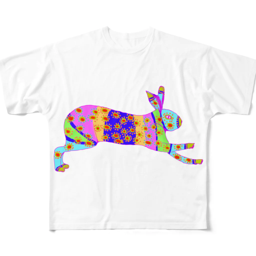 NIKORASU GOのゆめかわウサギ All-Over Print T-Shirt