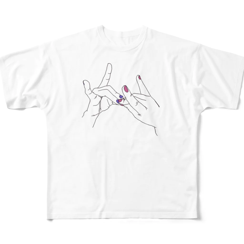 笹目屋のお狐さん All-Over Print T-Shirt