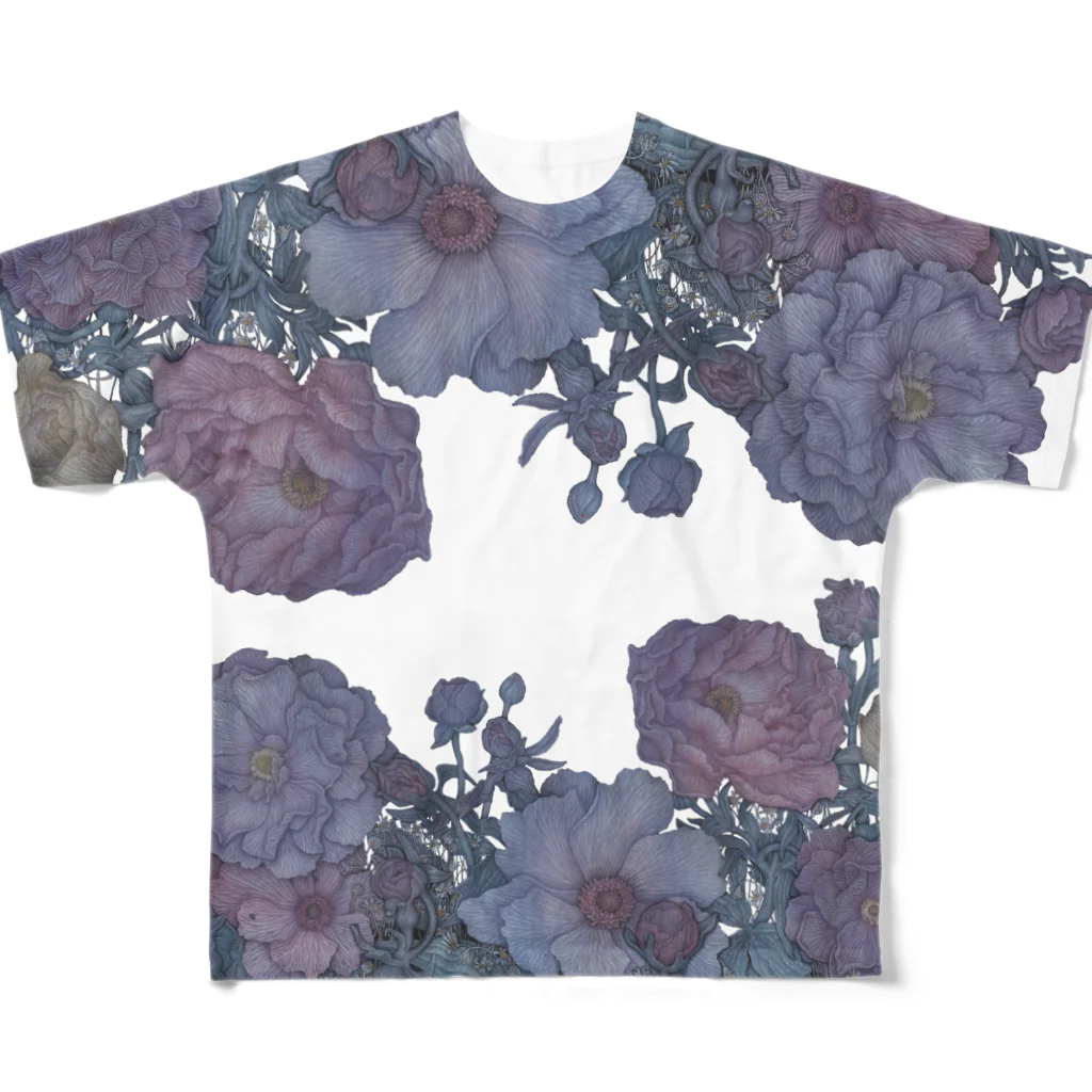 GOTO AtsukoのFLOWER 3 All-Over Print T-Shirt