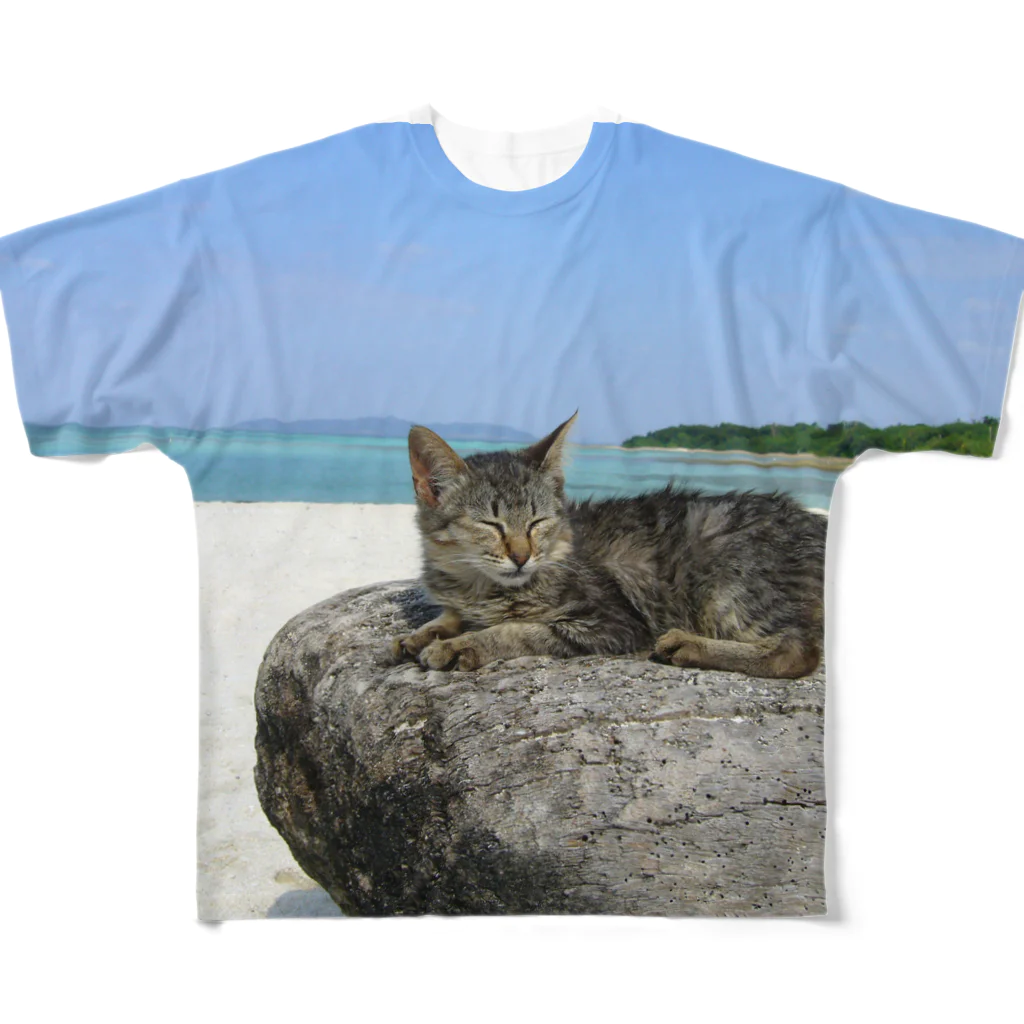 mahiruの南猫 All-Over Print T-Shirt