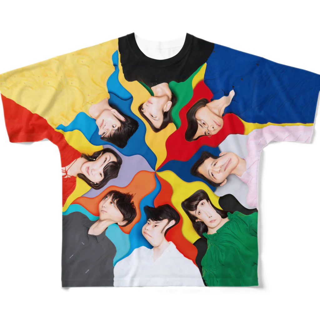 東京塩麹 Official Goods StoreのWHO THEY ARE All-Over Print T-Shirt