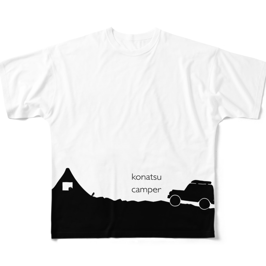 Konatsu Tシャツ ヘッダーdesign Konatsu Campのフルグラフィックtシャツ通販 Suzuri スズリ