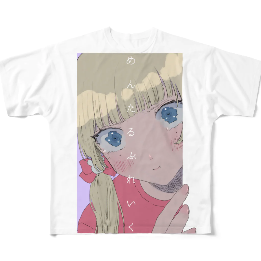 🌸ゐのメンブレメンブレ フルグラフィックTシャツ