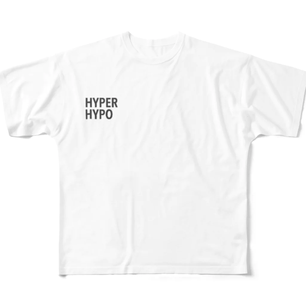 neeeenaのHYPER/HYPO フルグラフィックTシャツ