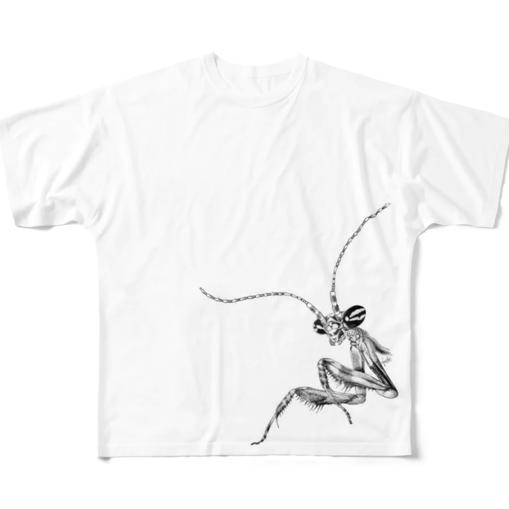 H. Osakiのコカマキリ初齢幼虫 All-Over Print T-Shirt