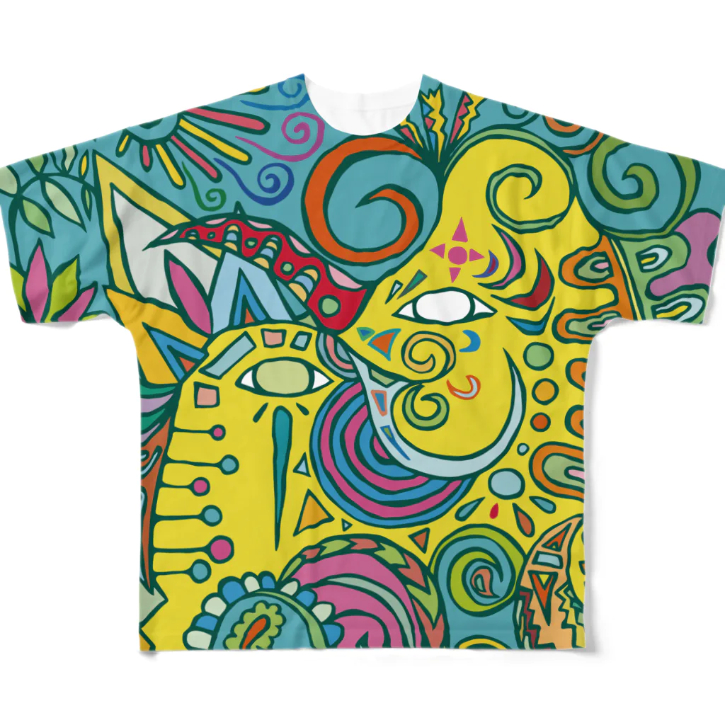 ibashiyo_suzuriのibashiyo T 002 All-Over Print T-Shirt