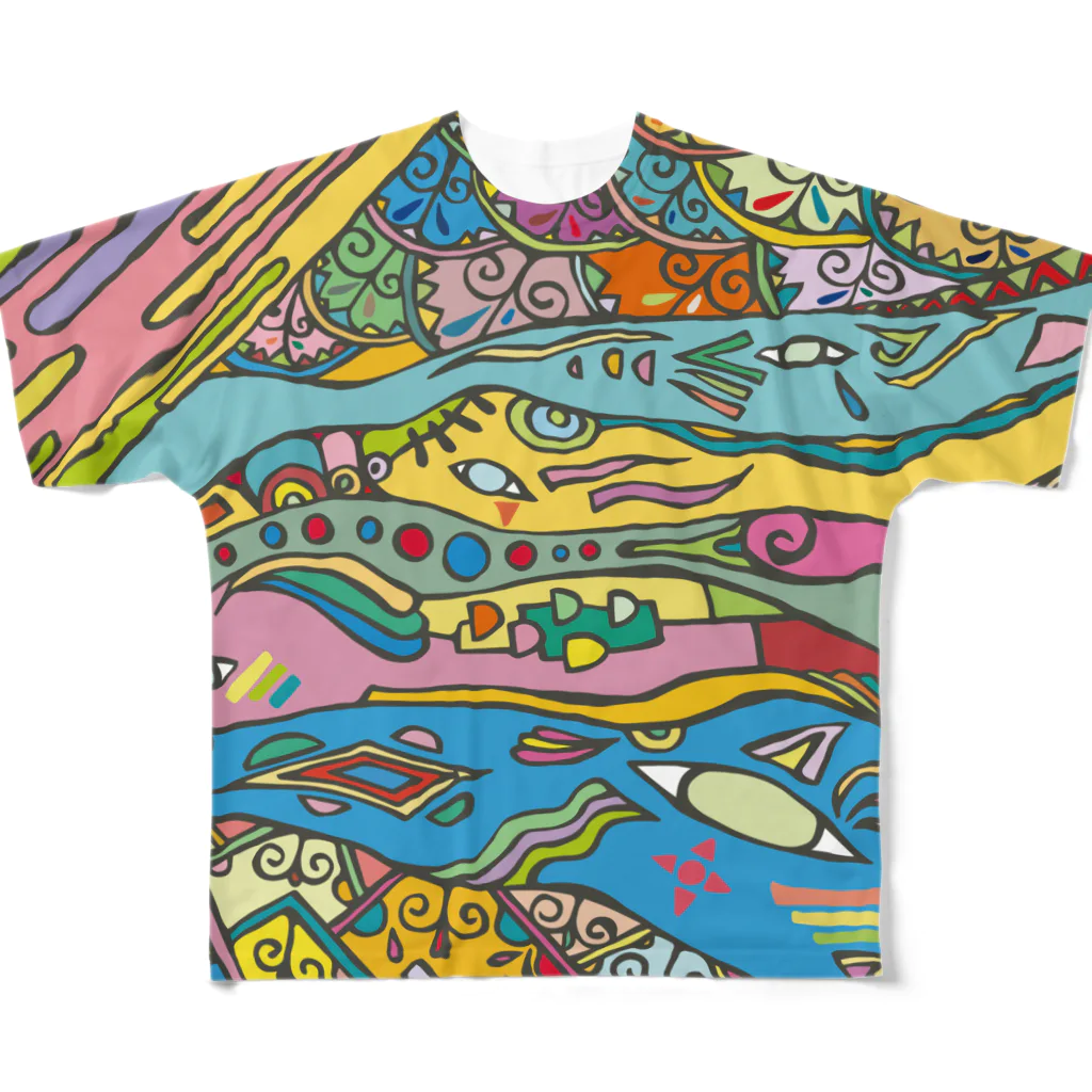 ibashiyo_suzuriのibashiyo T 004 All-Over Print T-Shirt