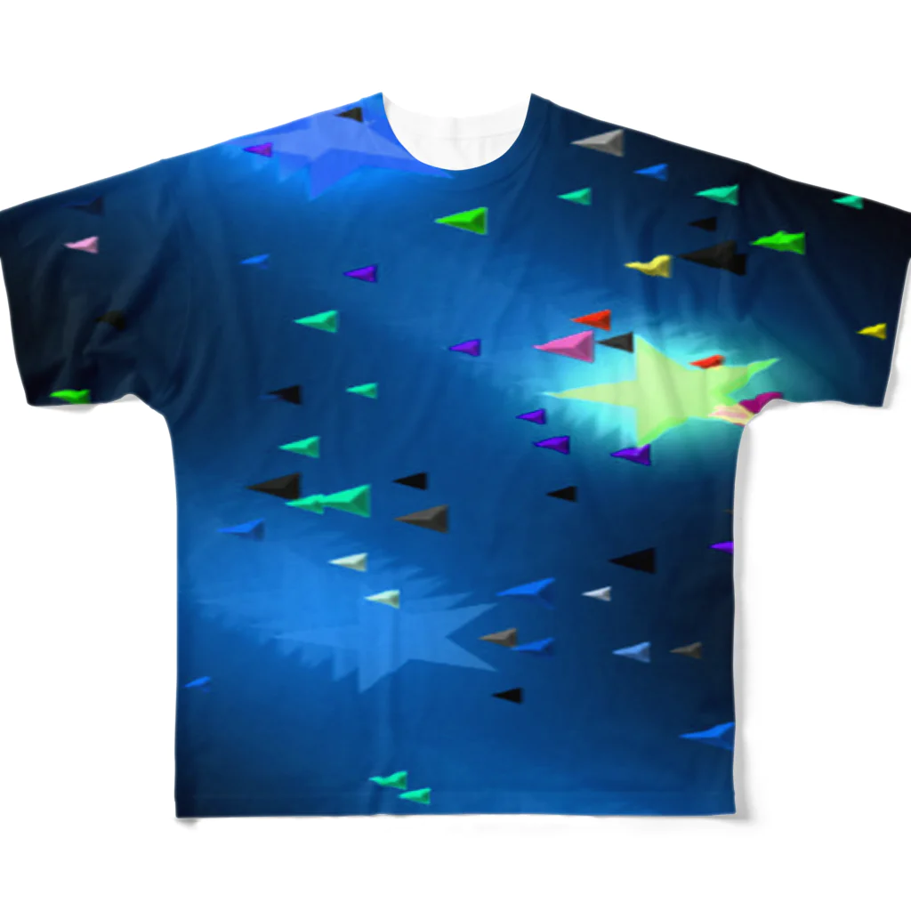 アズペイントの流星 All-Over Print T-Shirt