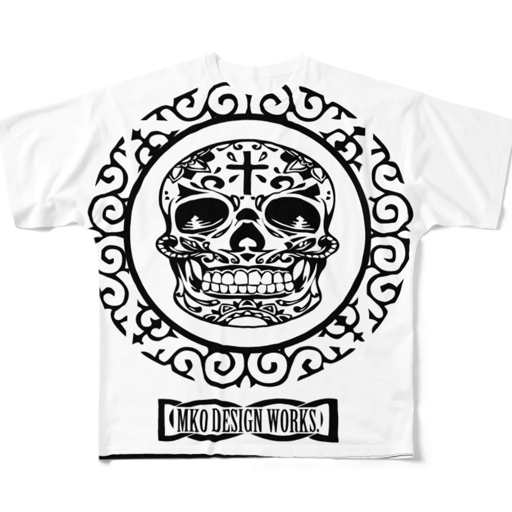 MKO DESIGNのesoteric mko フルグラフィックTシャツ