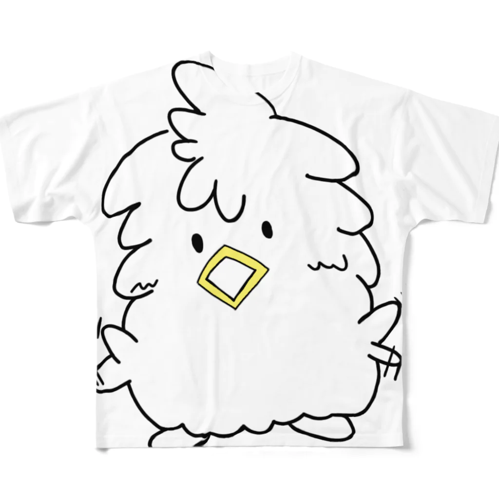 ＋Γ(gamma)のモケちゃん 喜び All-Over Print T-Shirt