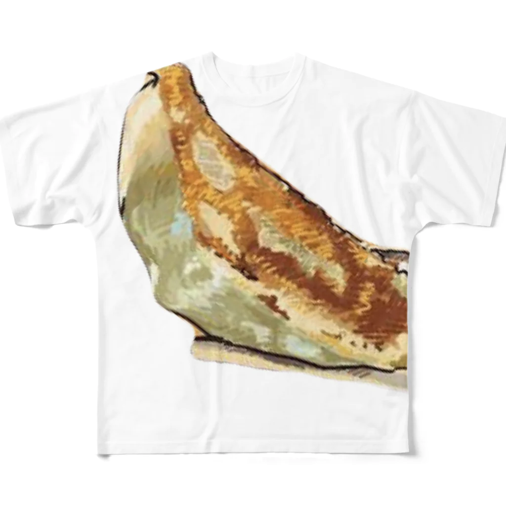 ダミ山　餃子郎の餃子部 フルグラフィックTシャツ