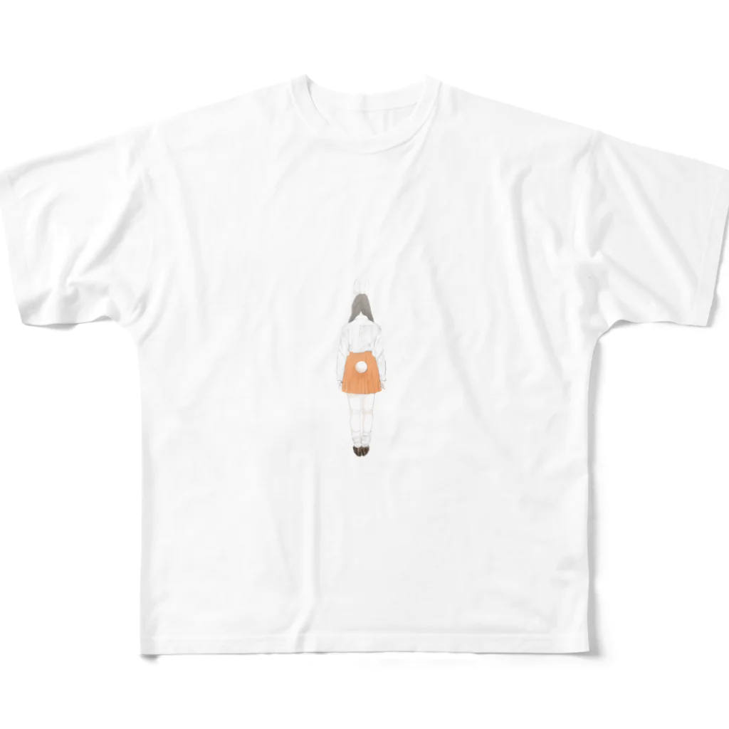 ときめきモグモグのうさ耳JK All-Over Print T-Shirt