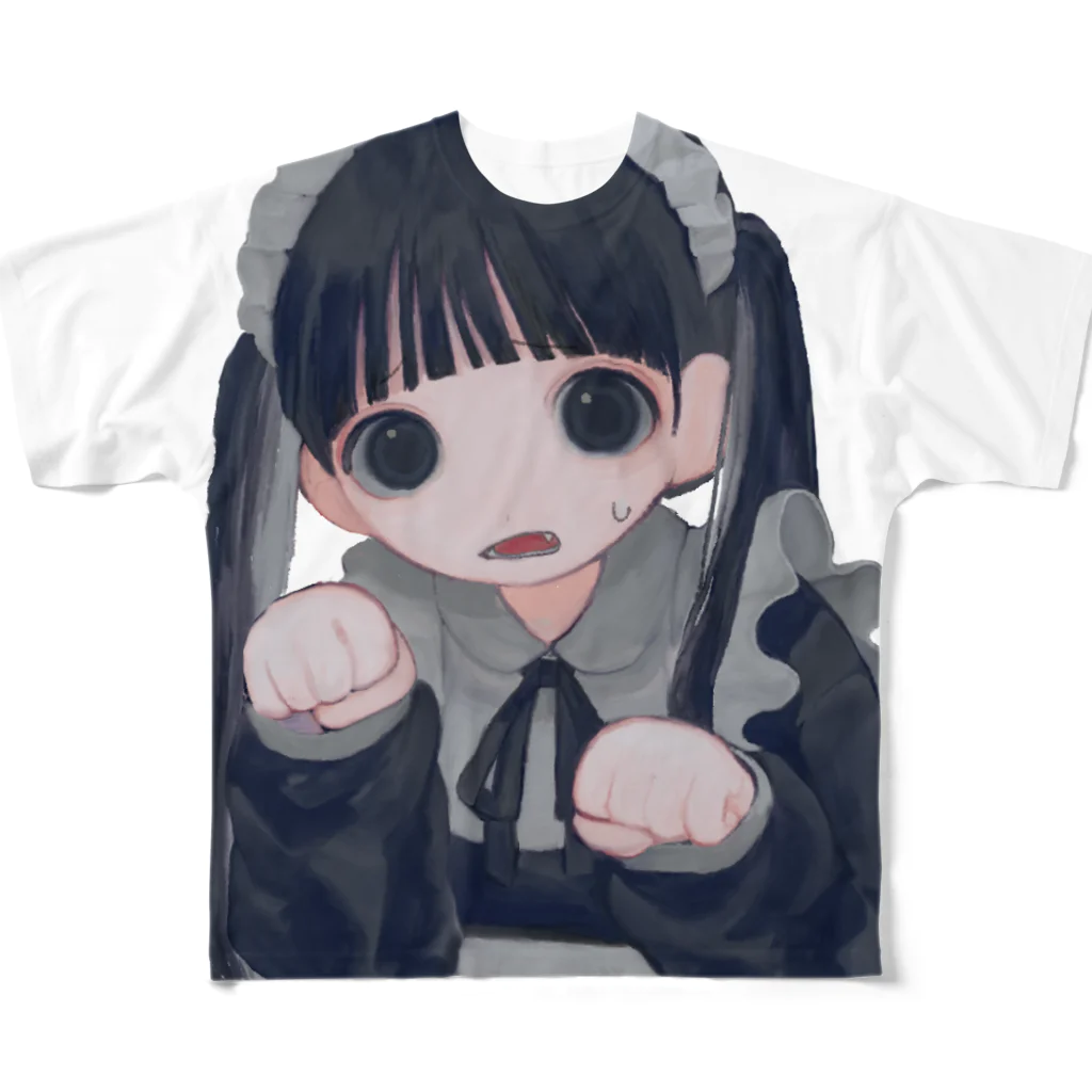 ねり梅子のつむにちゃん All-Over Print T-Shirt