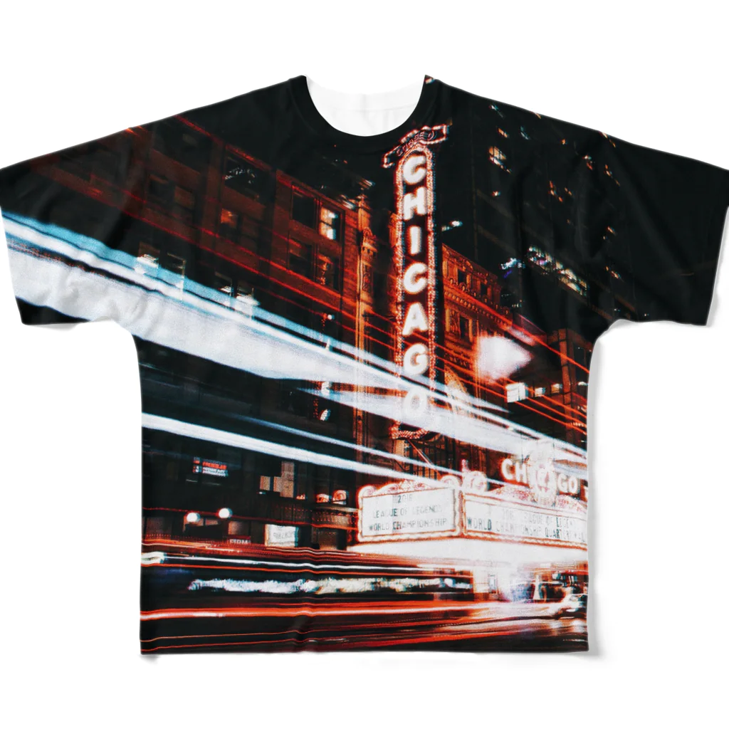 KK#2039(K-suKe,KsK)の#chicago フルグラフィックTシャツ