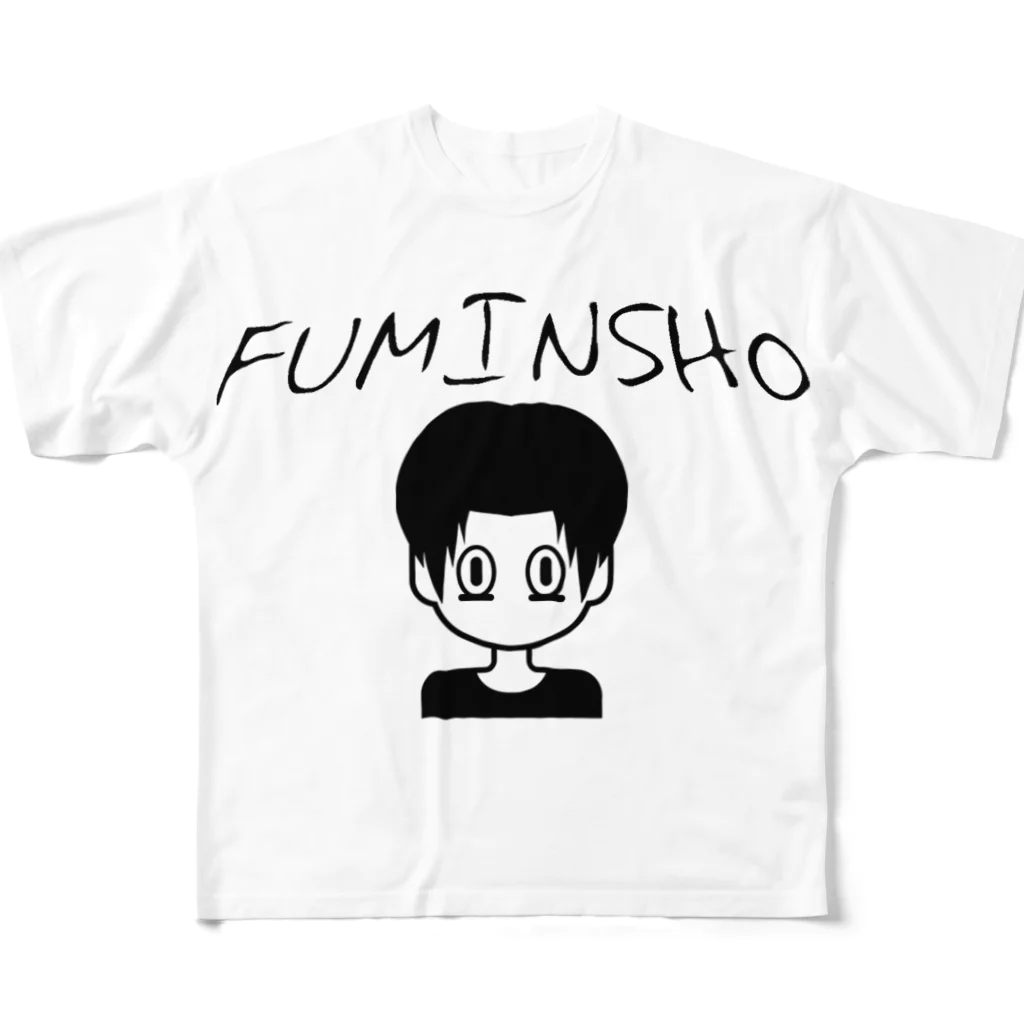 錯乱ボーイのFUMINSHO フルグラフィックTシャツ