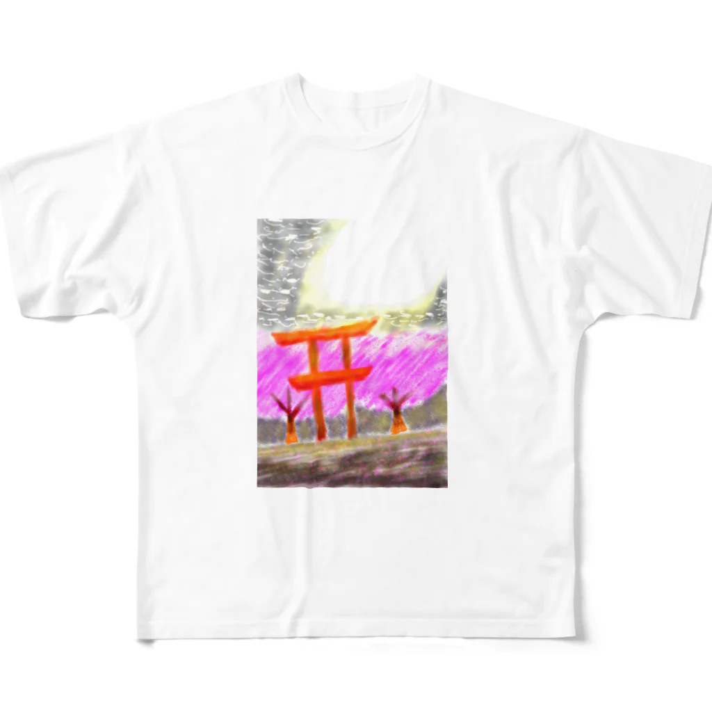 AkironBoy's_Shopの晴と⛩ フルグラフィックTシャツ