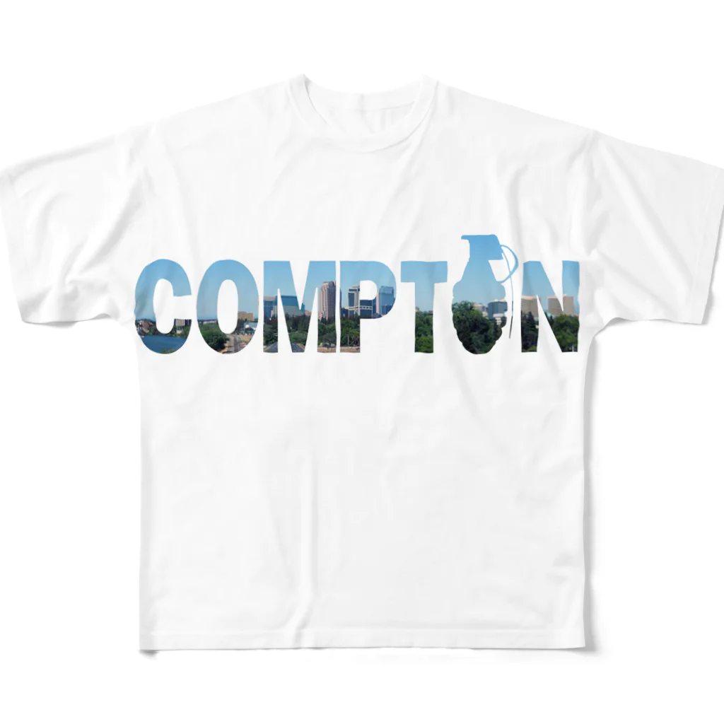 太陽のCompton フルグラフィックTシャツ