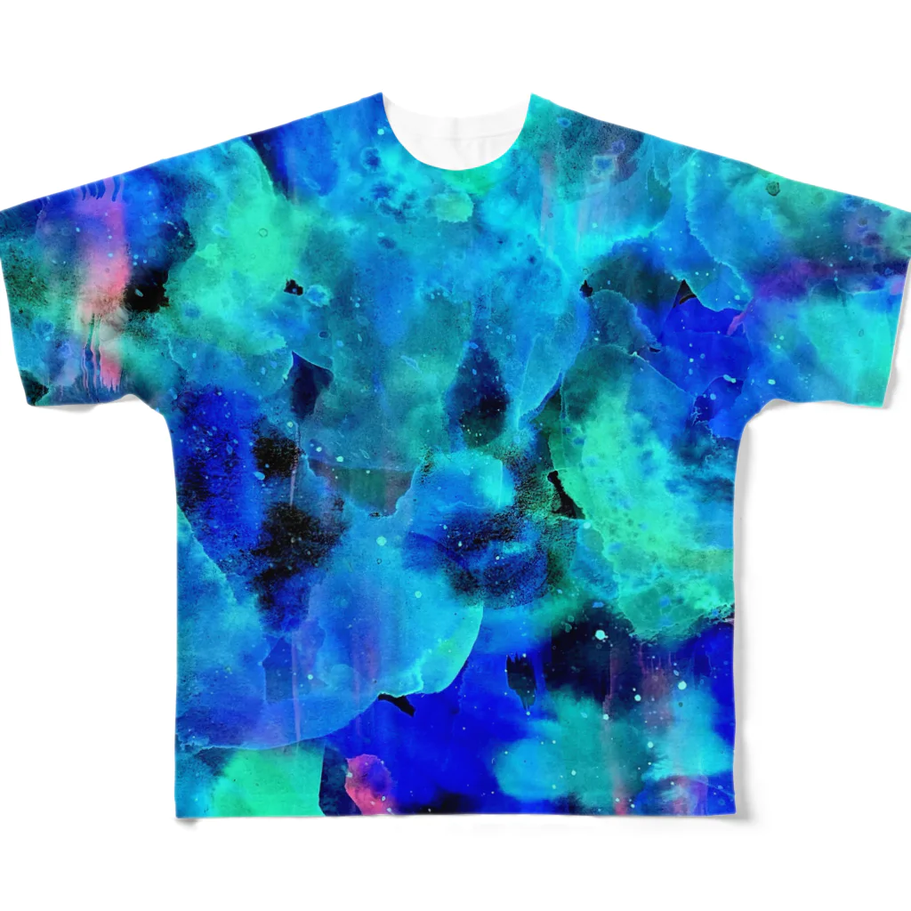 mikoの2side print - OCEAN All-Over Print T-Shirt